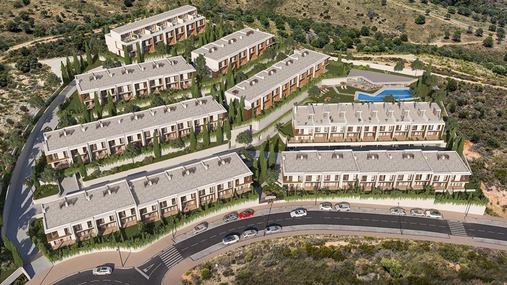 Nybyggnad - Radhus - Mijas - La Cala