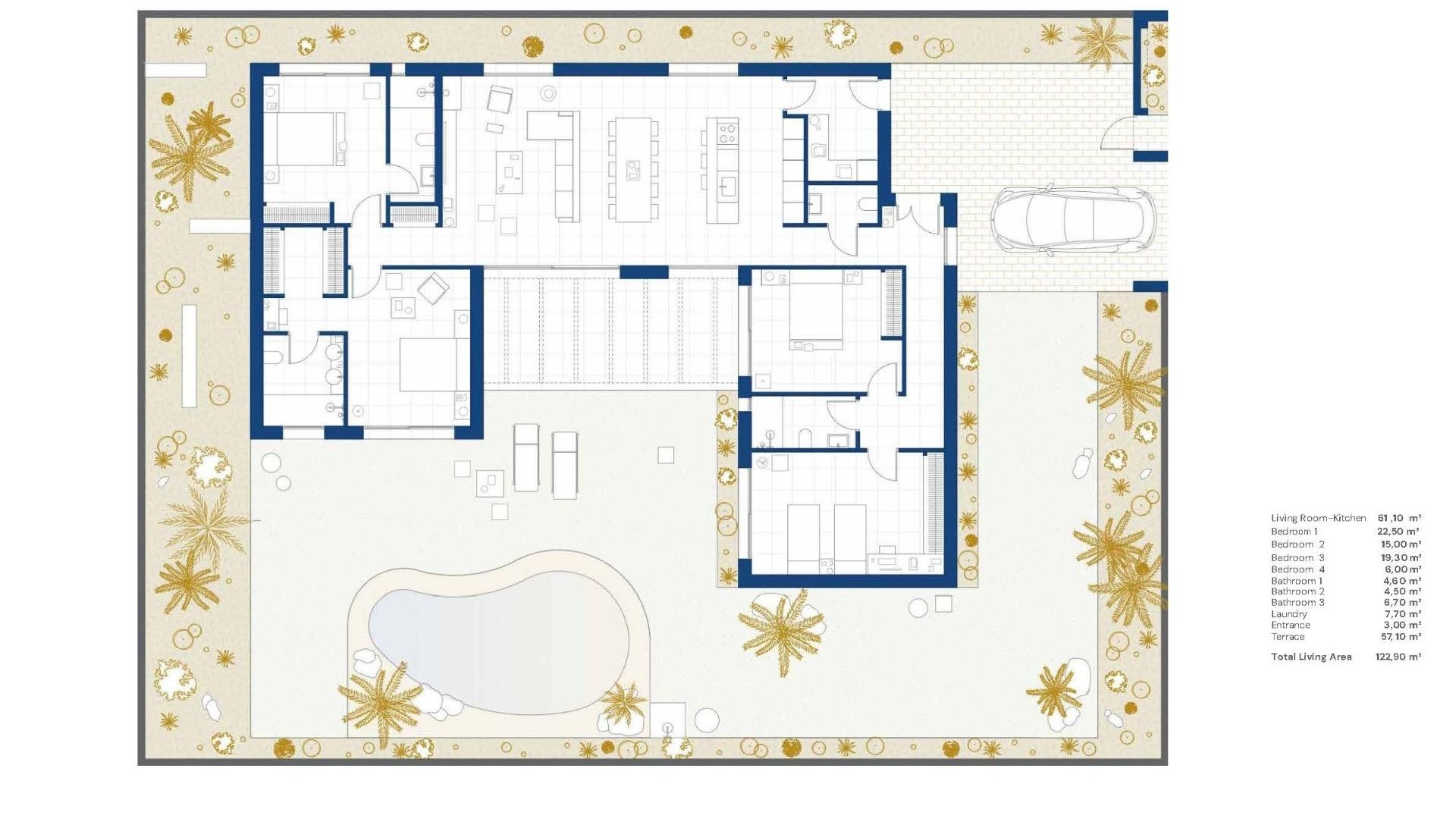 Nybyggnad - Villa - Banos y Mendigo - Altaona Golf