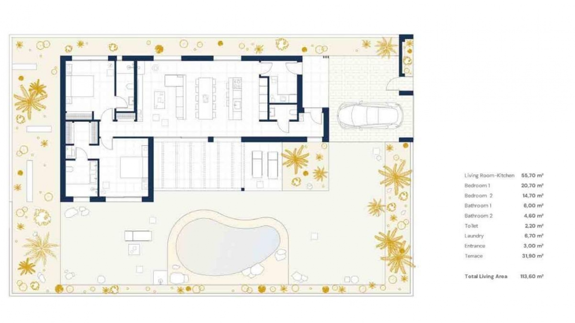 Nybyggnad - Villa - Banos y Mendigo - Altaona Golf