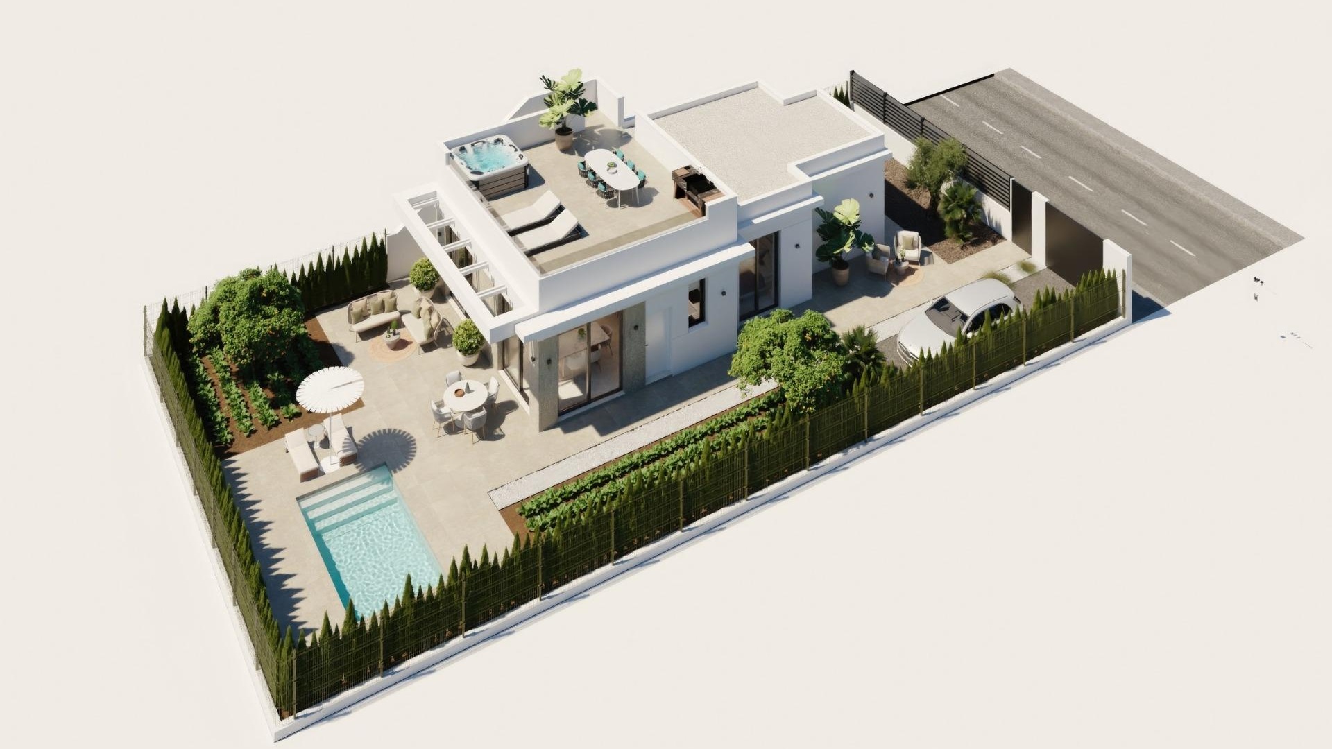 Nybyggnad - Villa - Fuente Álamo - Hacienda Del Álamo Golf