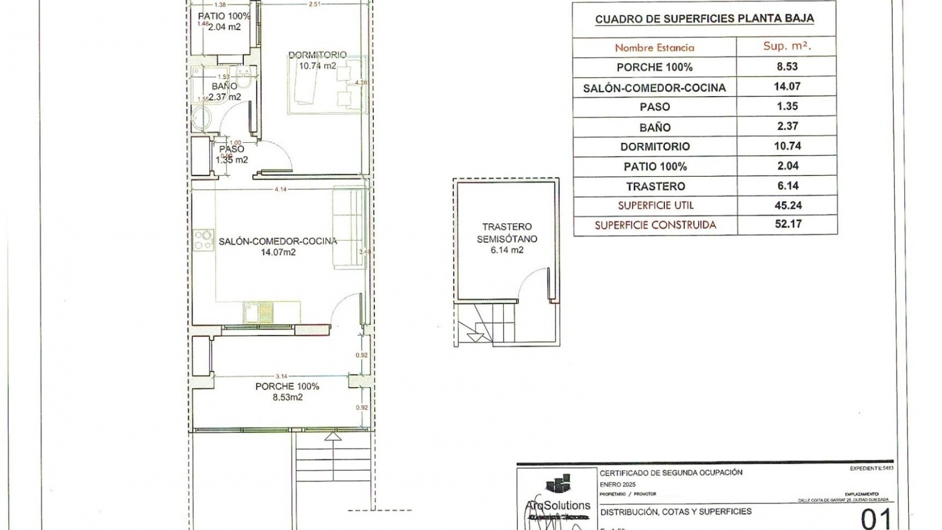 Resale - Bungalow - Ciudad Quesada