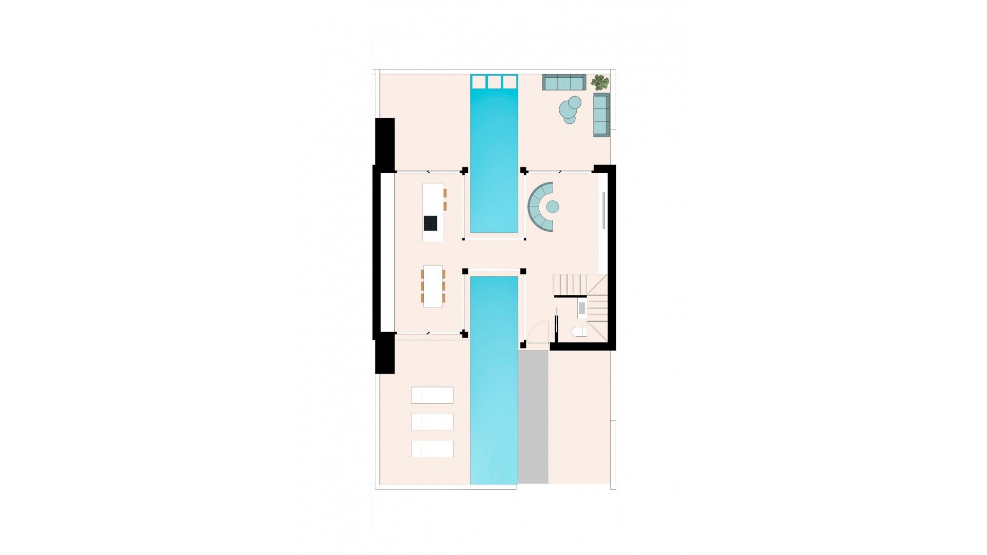 Nybyggnad - Radhus - Formentera del Segura