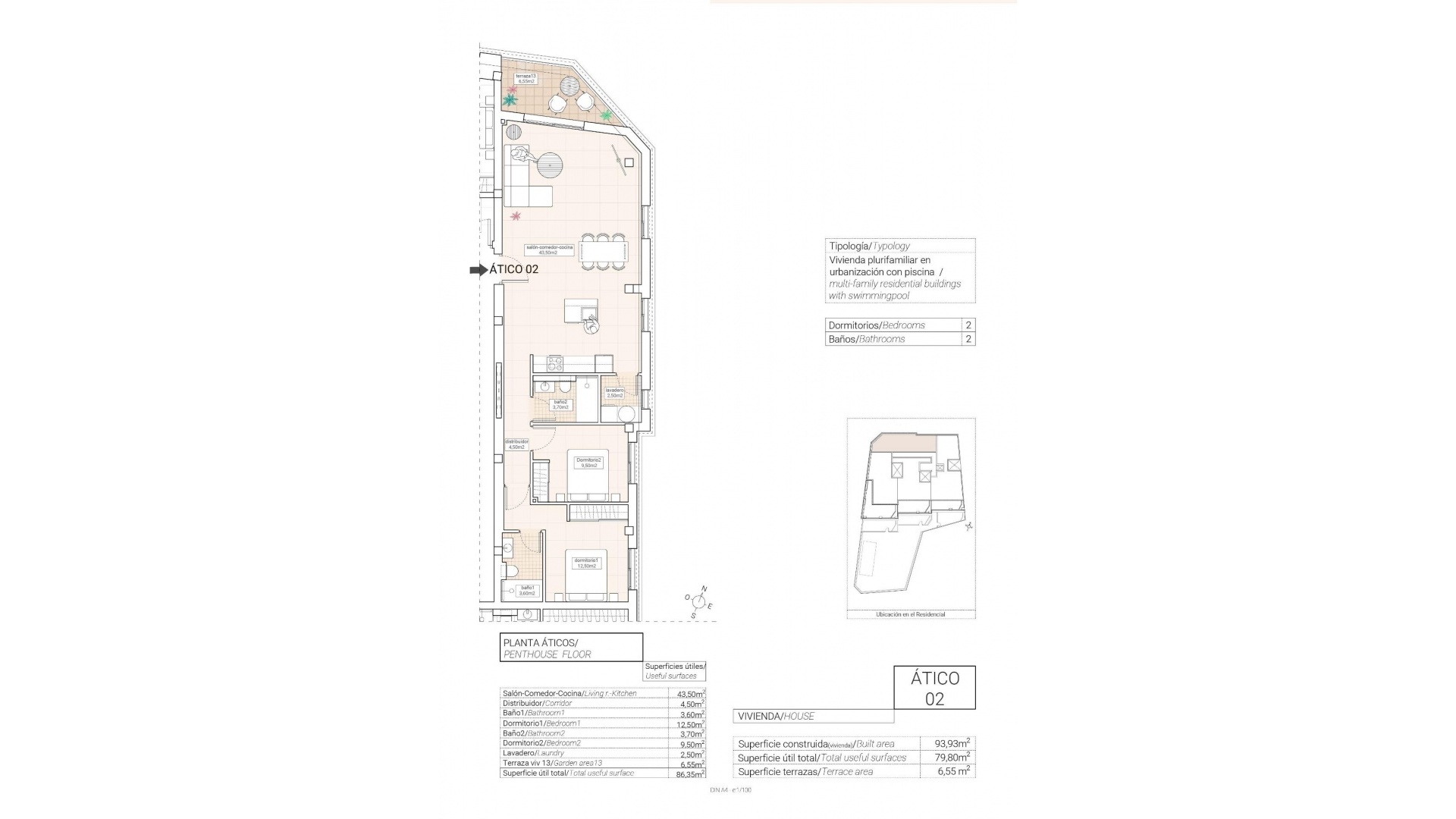 New Build - Apartment - Hondón de las Nieves - Pueblo
