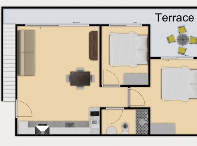 Wederverkoop - Appartement - Mil Palmeras - Beachside Mil Palmeras
