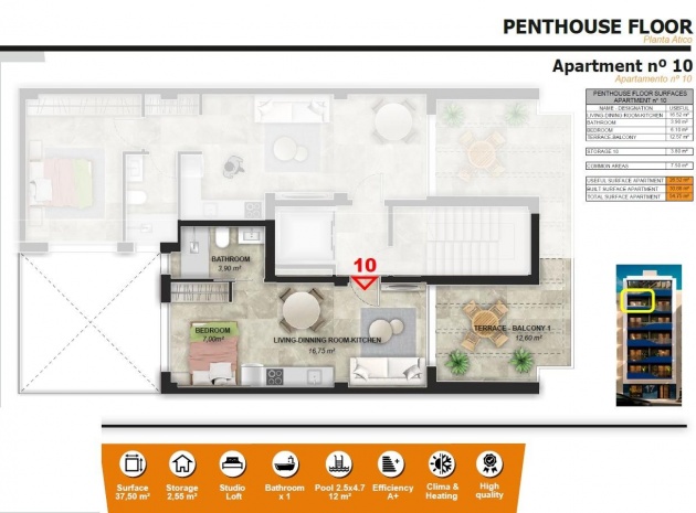 Nybyggnad - Lägenhet - Torrevieja - Playa del Acequión