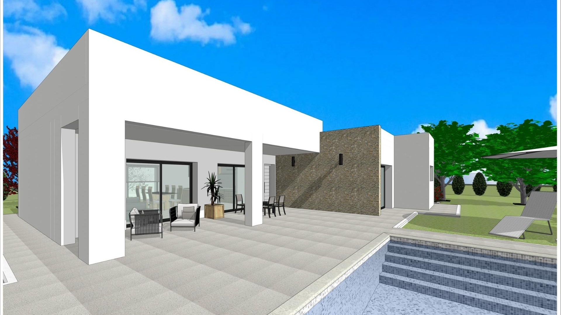 Nouvelle construction - Villa - Aspe - Poligono 19