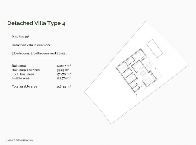 Nieuw gebouw - Villa - Penaguila - El Olivar