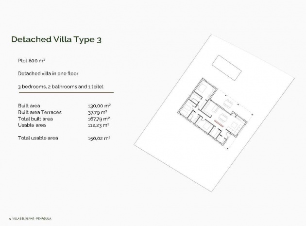 New Build - Villa - Penaguila - El Olivar