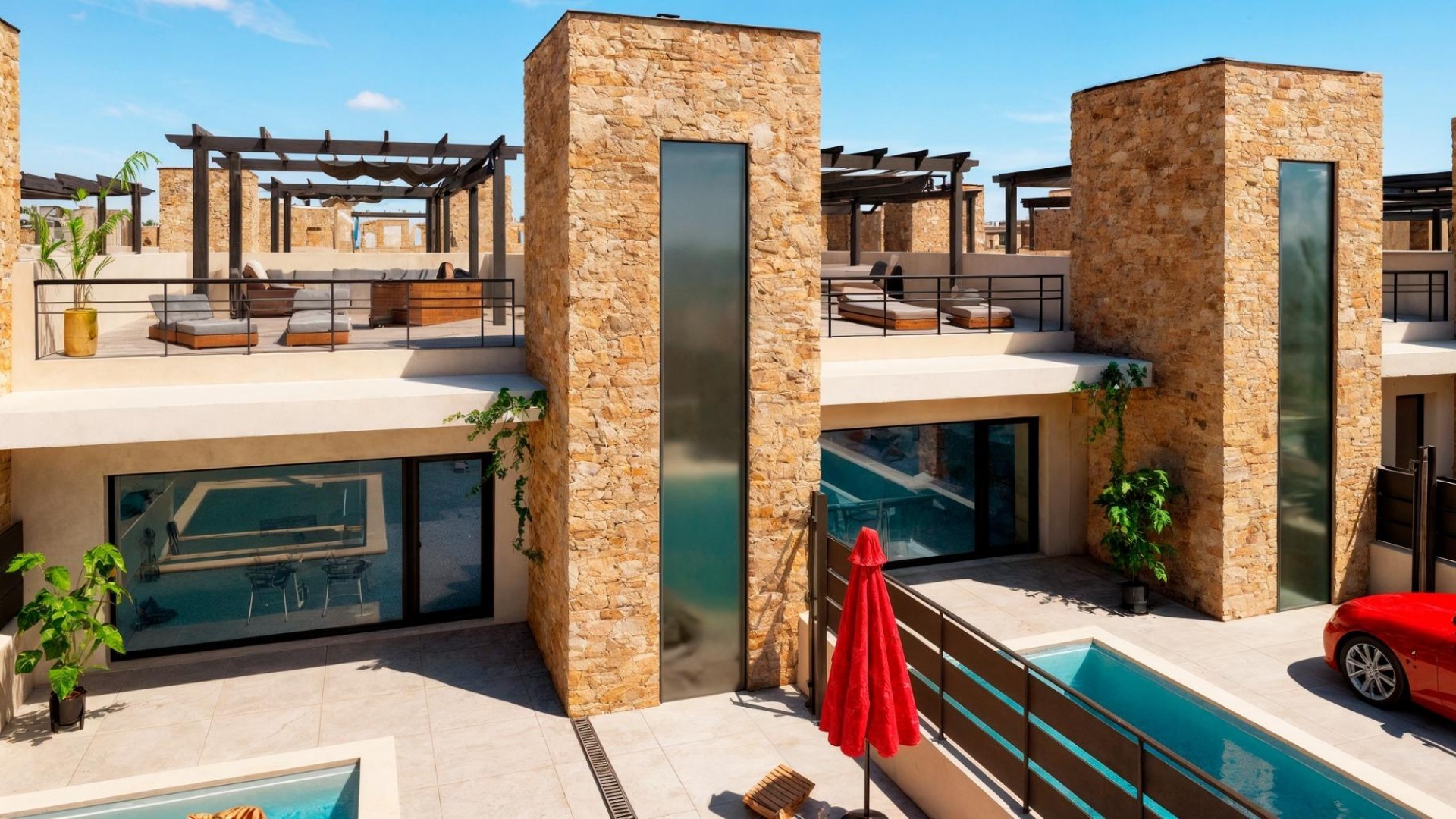 Nouvelle construction - Maison de ville - Fuente Álamo - La Pinilla