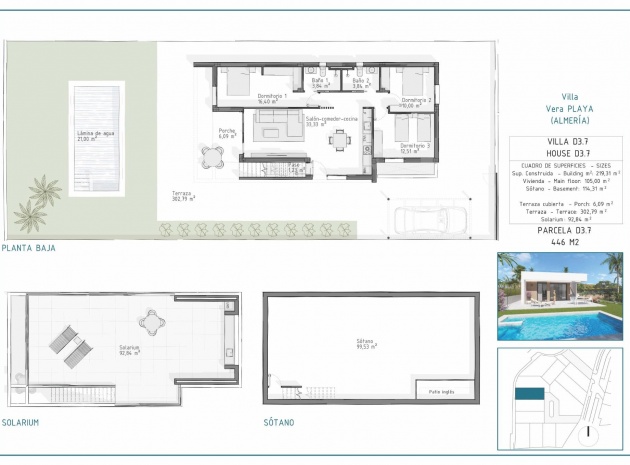 Nieuw gebouw - Villa - Vera - Pueblo Salinas