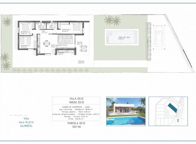 Nybyggnad - Villa - Vera - Pueblo Salinas