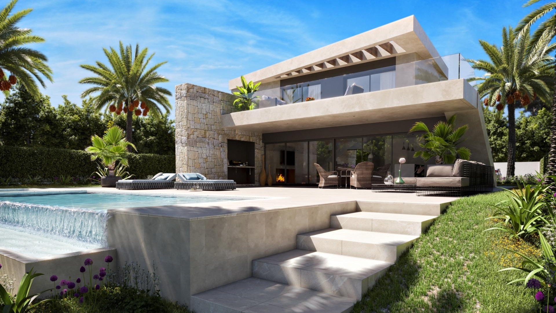 Nieuw gebouw - Villa - Cuevas Del Almanzora - Desert Springs Golf Club