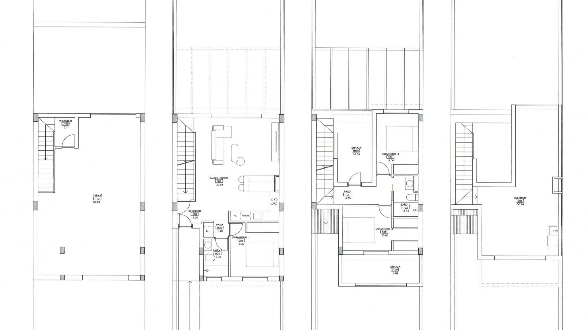 New Build - Townhouse - Los Alcazares - Serena Golf