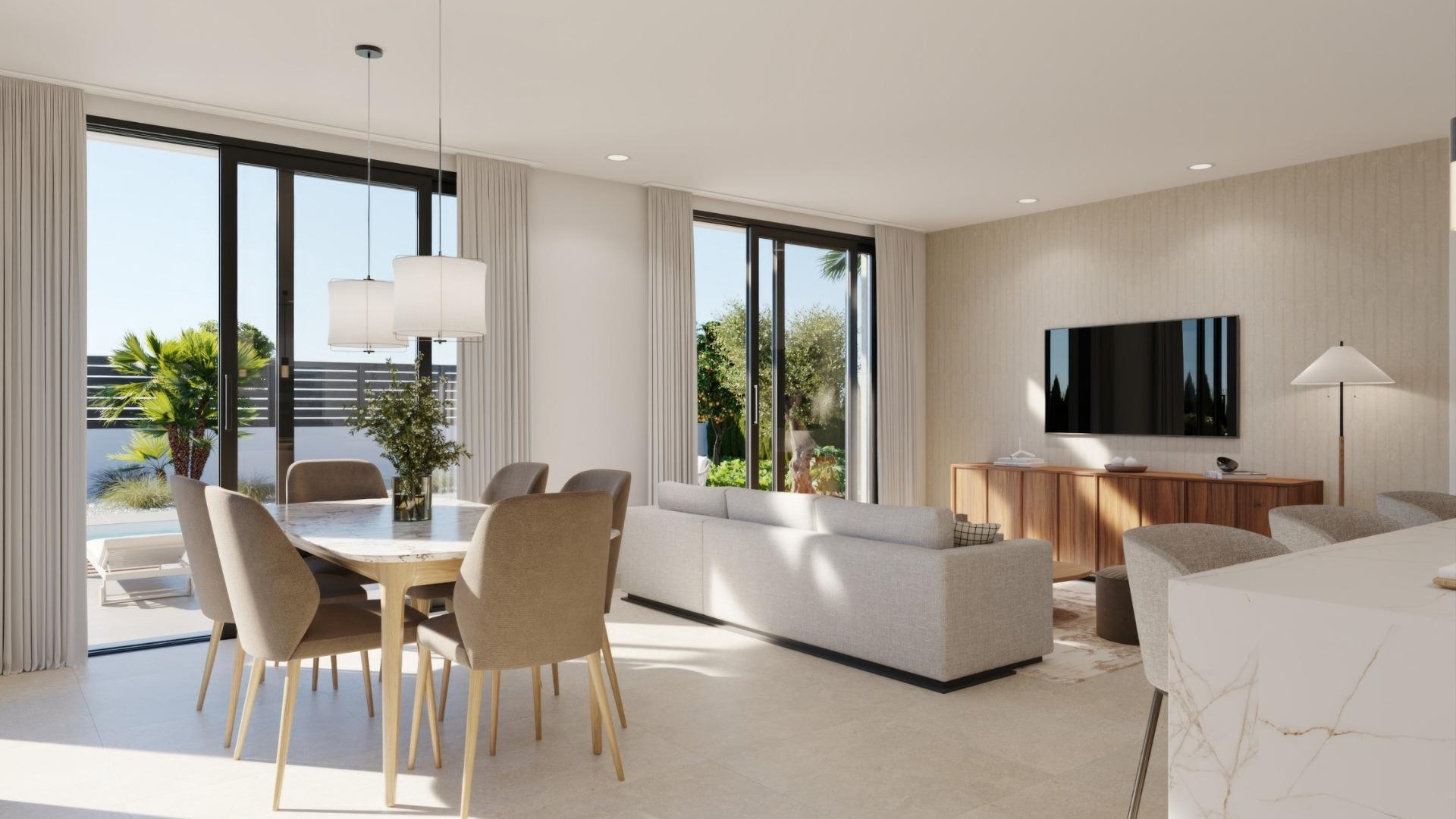 Nieuw gebouw - Villa - Fuente Álamo - Hacienda Del Álamo Golf