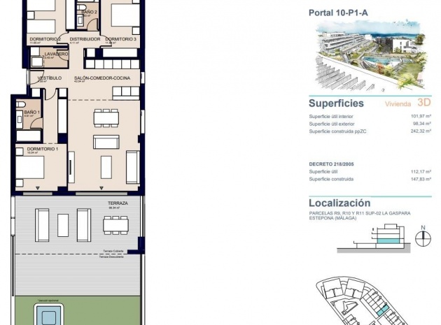 Nieuw gebouw - Appartement - Estepona - Urb. La Gaspara