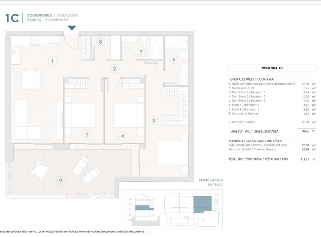 Nieuw gebouw - Appartement - Benijofar - Pueblo