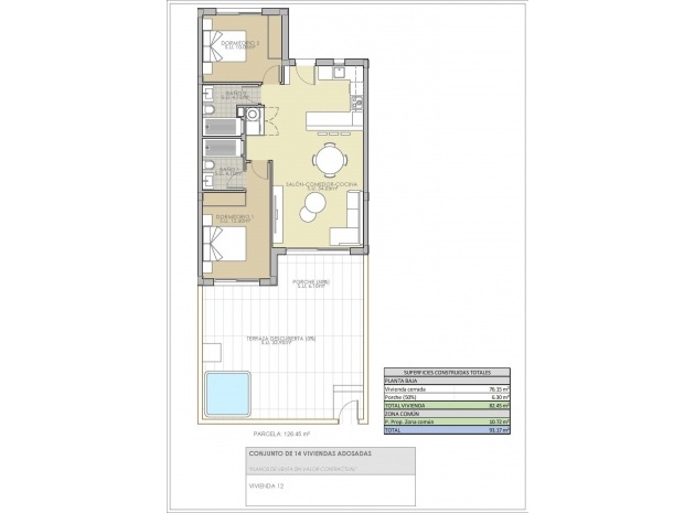 Nieuw gebouw - Bungalow - Rojales - Pueblo