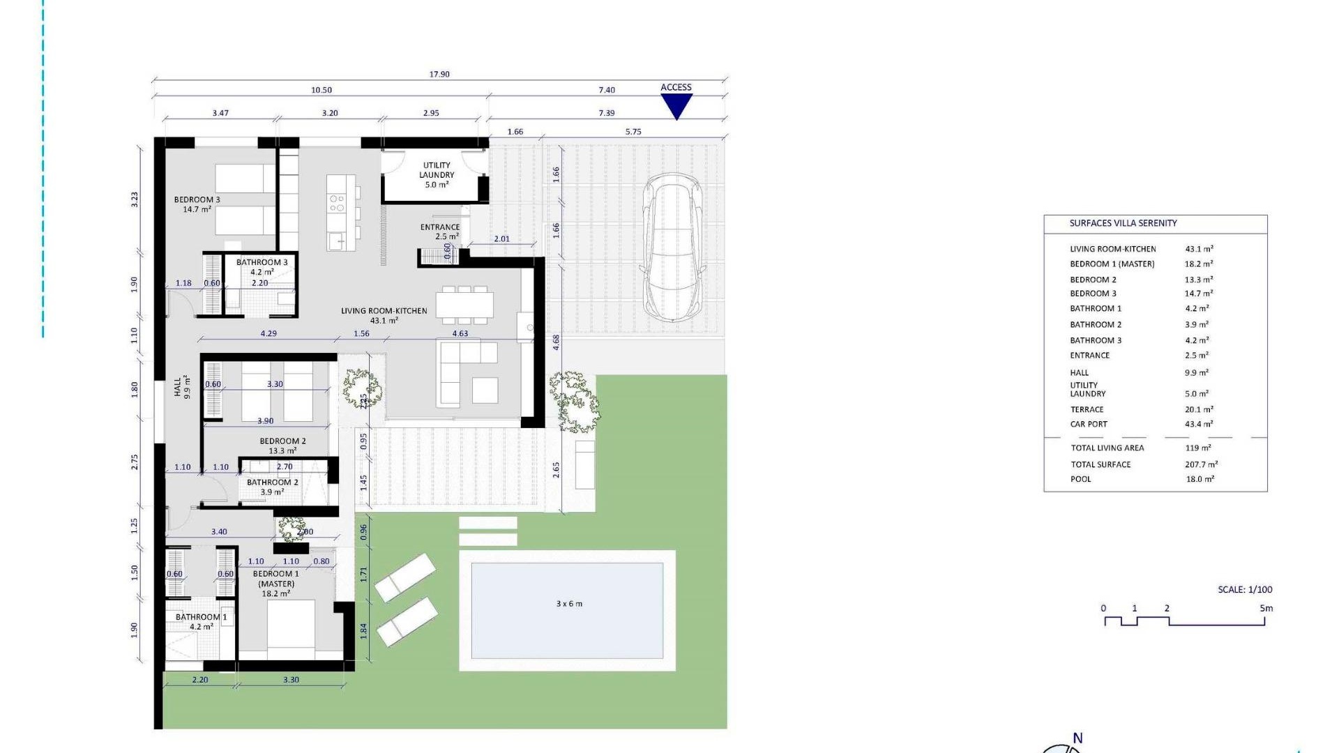 Nouvelle construction - Villa - Banos y Mendigo - Altaona Golf