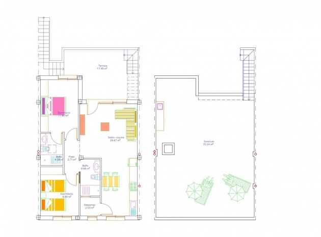 Nouvelle construction - Bungalow - San Javier - pueblo