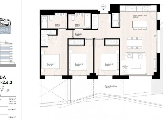 Nybyggnad - Lägenhet - Villajoyosa - Playa del Torres