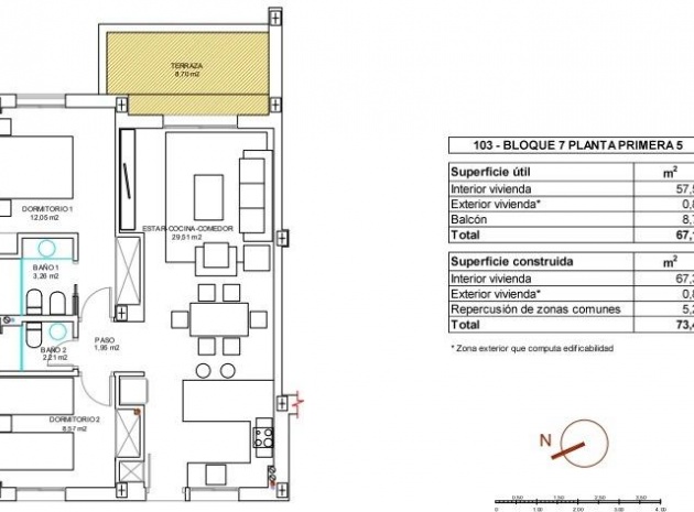 Nouvelle construction - Appartement - Vera - El Playazo
