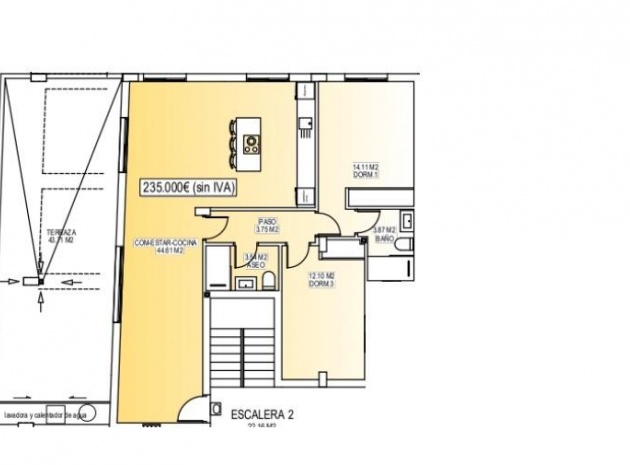 Nieuw gebouw - Appartement - San Miguel de Salinas - Pueblo
