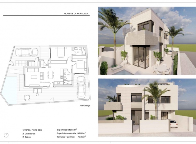 Nieuw gebouw - Bungalow - Pilar de la Horadada - pueblo