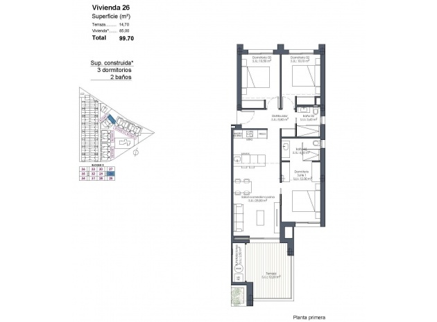 New Build - Apartment - Los Alcazares - Serena Golf
