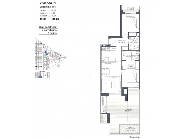 New Build - Apartment - Los Alcazares - Serena Golf