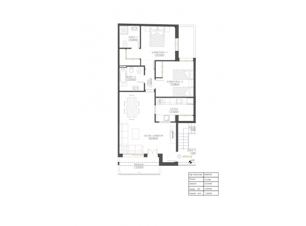 Nieuw gebouw - Appartement - Cuevas Del Almanzora - Herrerias