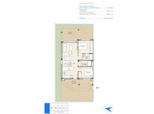 New Build - Apartment - Los Alcazares - Serena Golf
