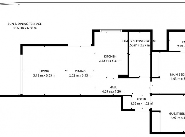 Revente - Appartement - Los Altos - Res. El Amanecer