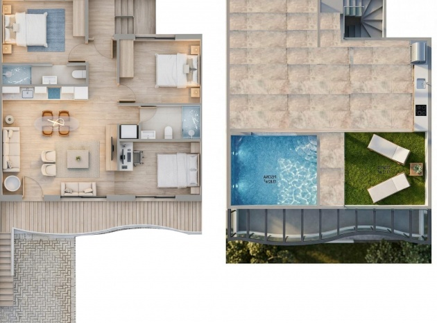 Nybyggnad - Bungalow - Pilar de la Horadada - parques de Andromeda