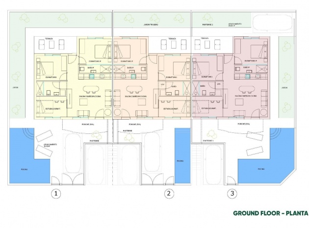 Nieuw gebouw - Bungalow - Pilar de la Horadada - parques de Andromeda