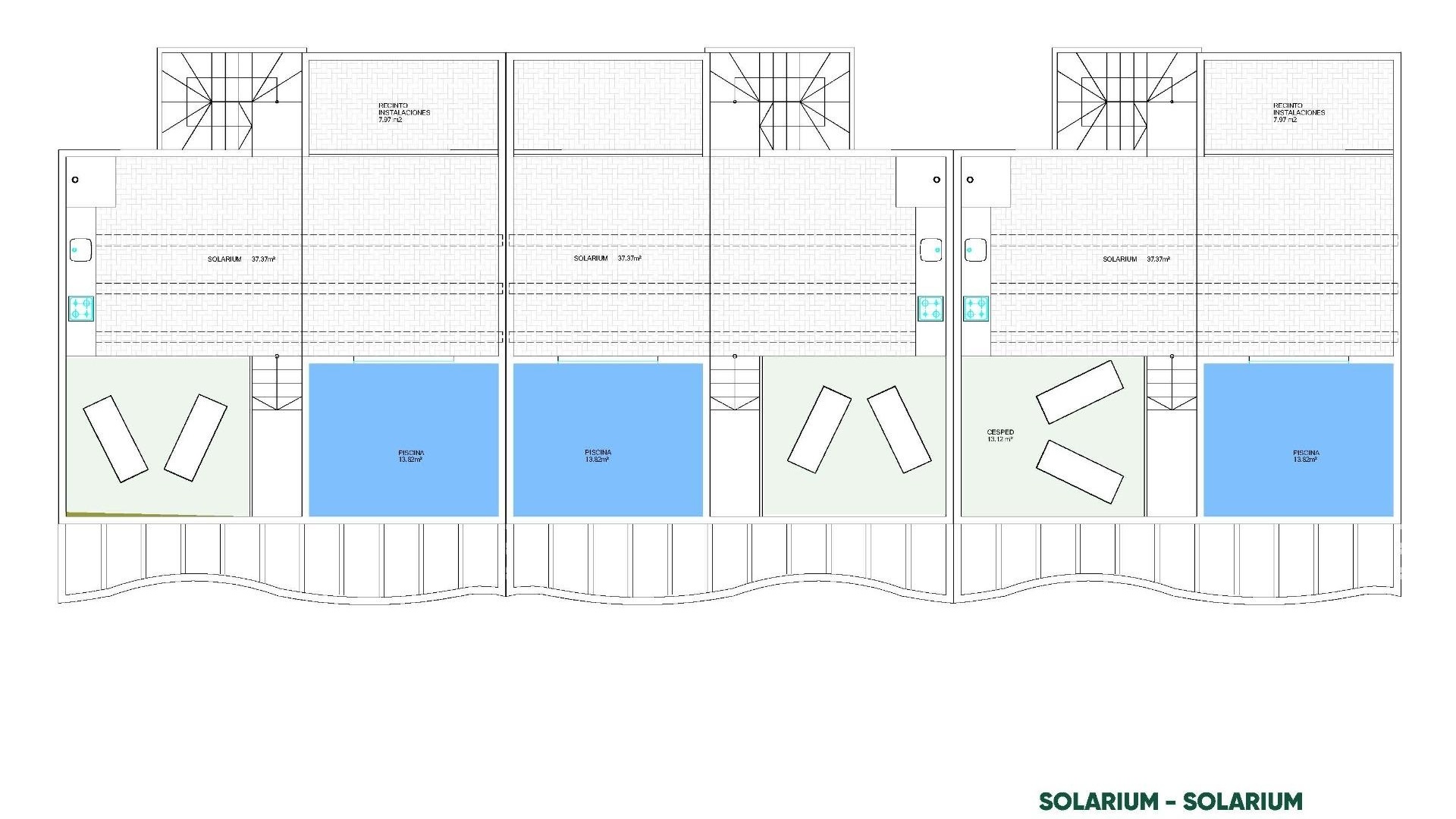 Nieuw gebouw - Bungalow - Pilar de la Horadada - parques de Andromeda