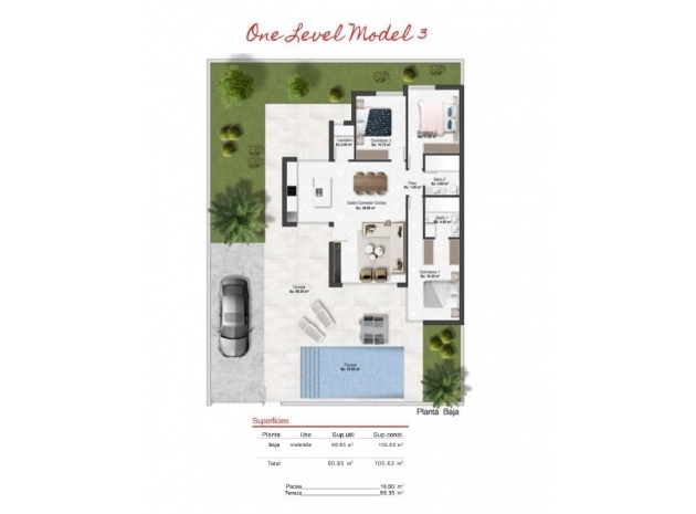 Nybyggnad - Villa - Banos y Mendigo - Altaona Golf And Country Village