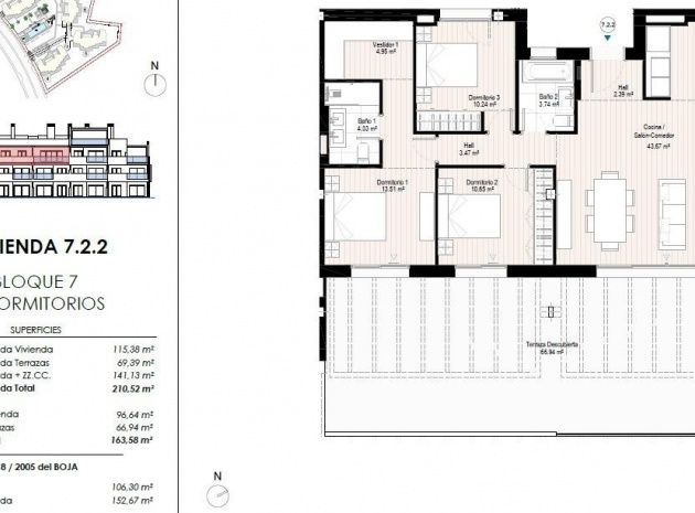 Nybyggnad - Lägenhet - Casares - Doña Julia Golf