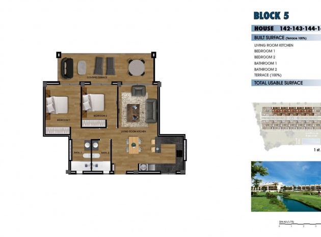 Nybyggnad - Lägenhet - Los Alcazares - La Serena Golf