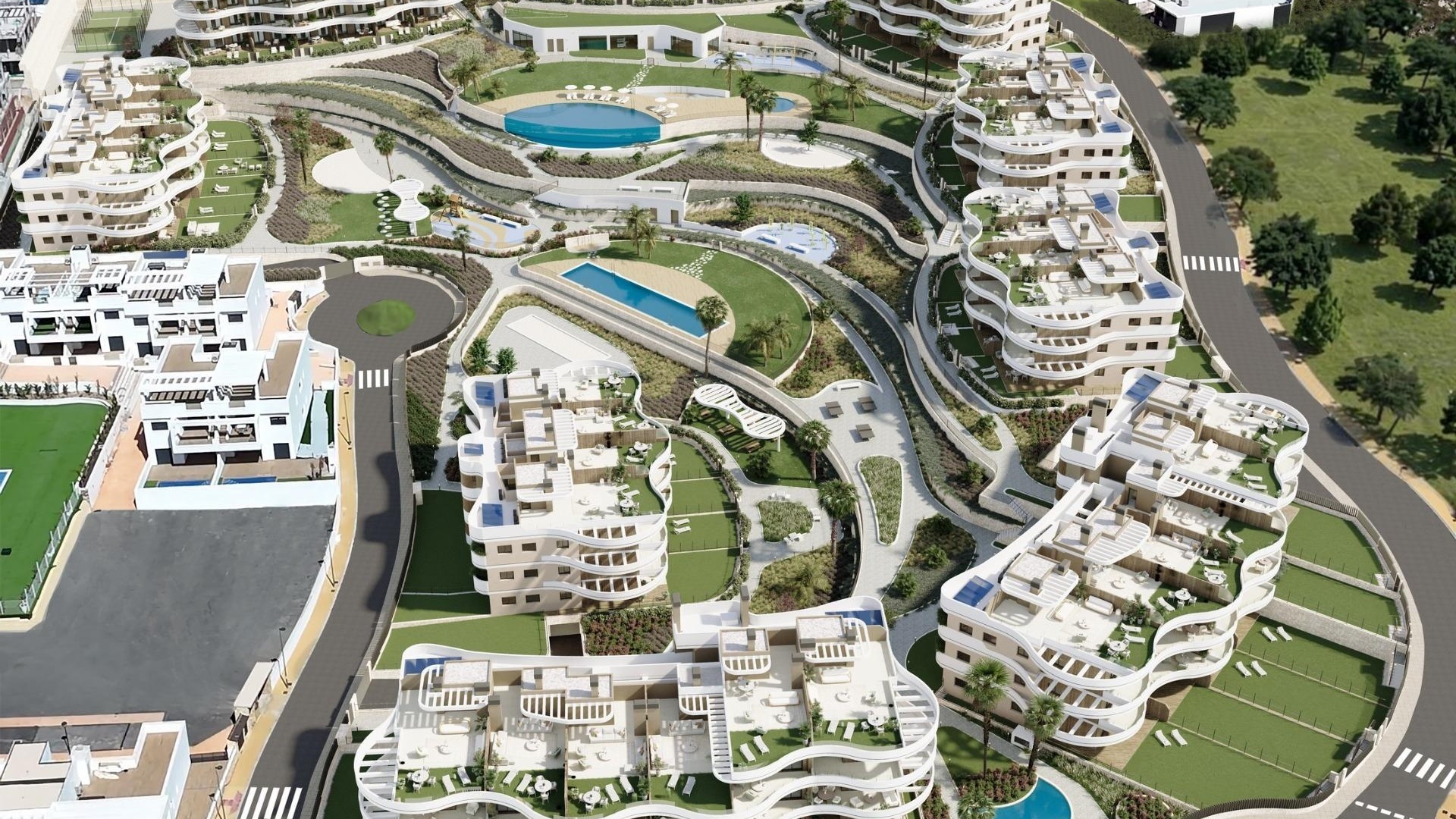Nybyggnad - Lägenhet - Finestrat - Campana Garden
