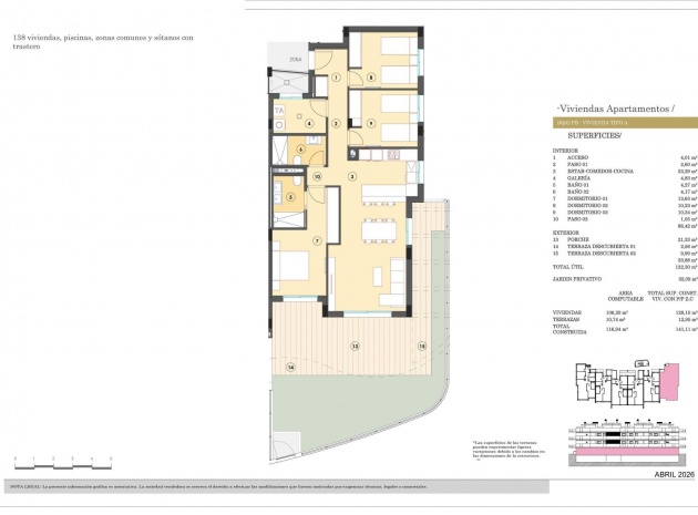 New Build - Apartment - Finestrat - Campana Garden