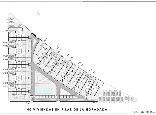 Nieuw gebouw - Bungalow - Pilar de la Horadada - pueblo