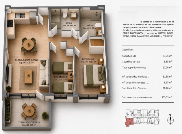 Nouvelle construction - Appartement - Villajoyosa - Cala de Finestrat