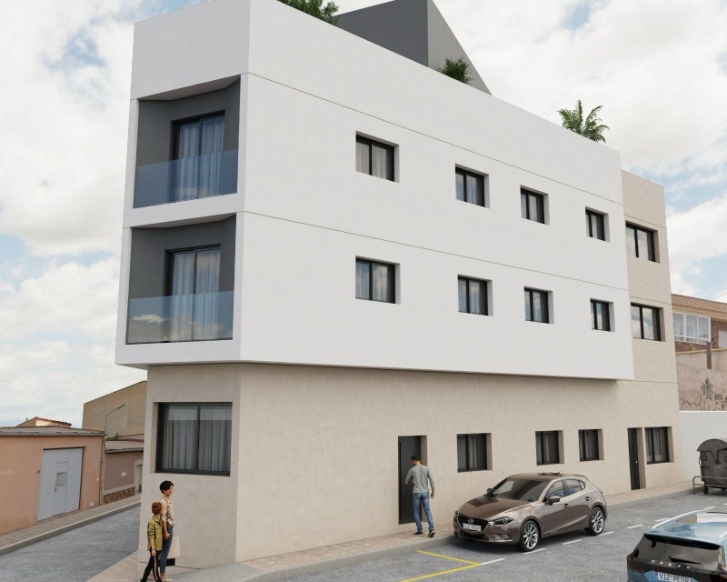 Apartment - New Build - Mazarron - pueblo