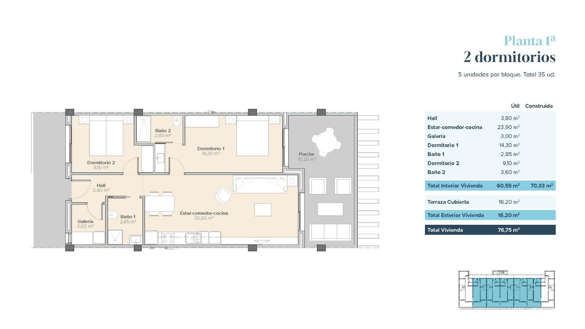 Nouvelle construction - Appartement - Vera - Vera Playa