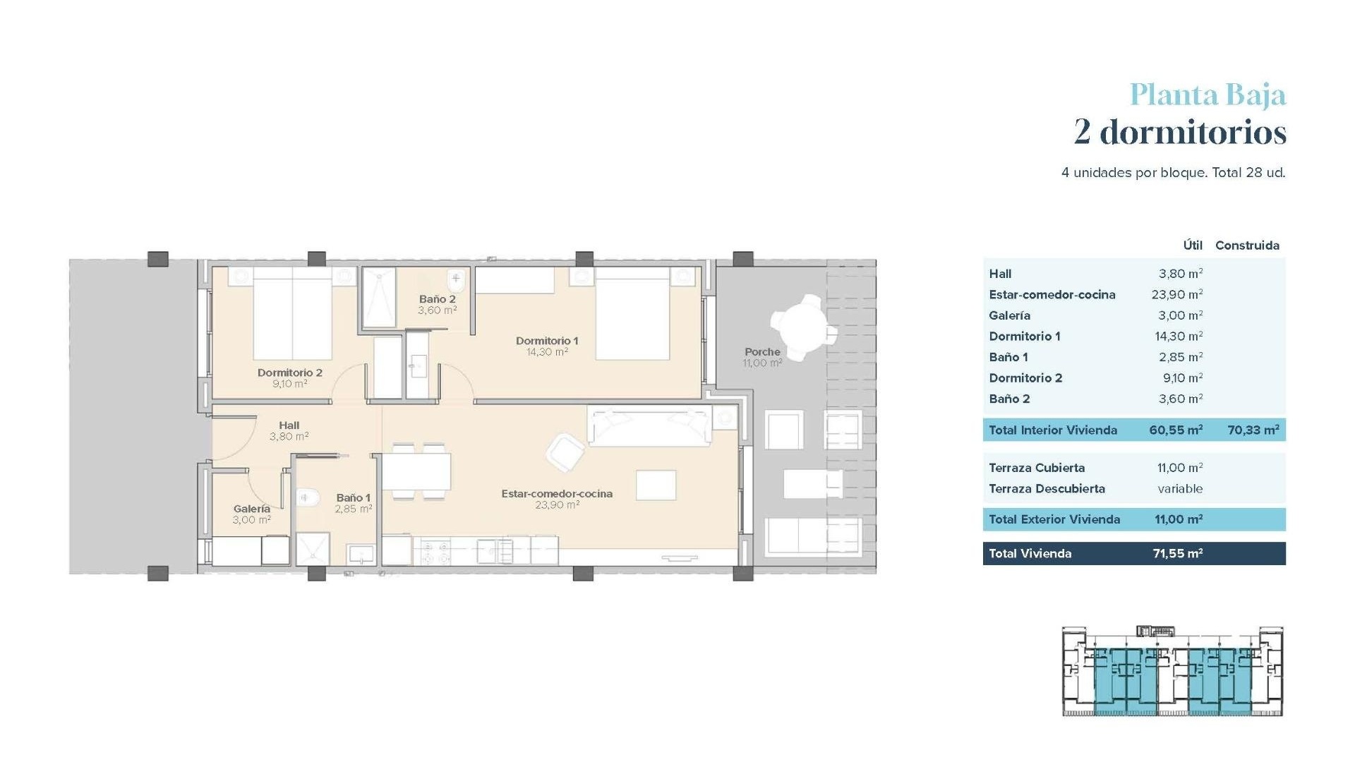 Nouvelle construction - Appartement - Vera - Vera Playa