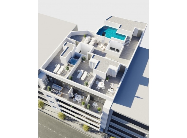 Nieuw gebouw - Appartement - Torrevieja - Centro