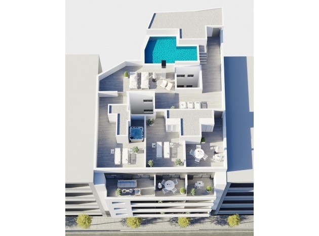 Nieuw gebouw - Appartement - Torrevieja - Centro