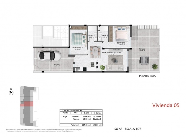 Neubau - Bungalow - Pilar de la Horadada - pueblo