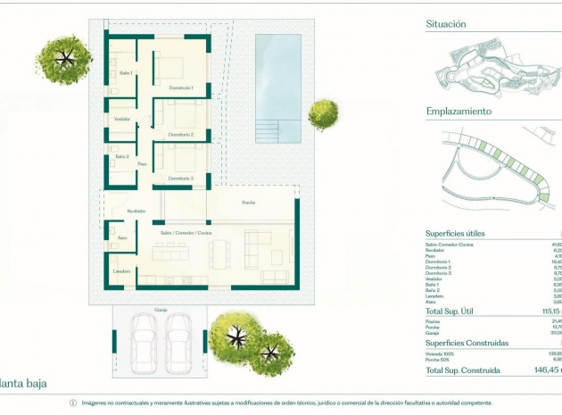 Nybyggnad - Villa - Fuente Álamo - Hacienda del Alamo