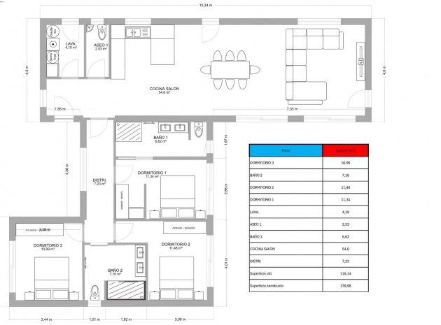 Nybyggnad - Villa - Pinoso - Comunidad Valenciana